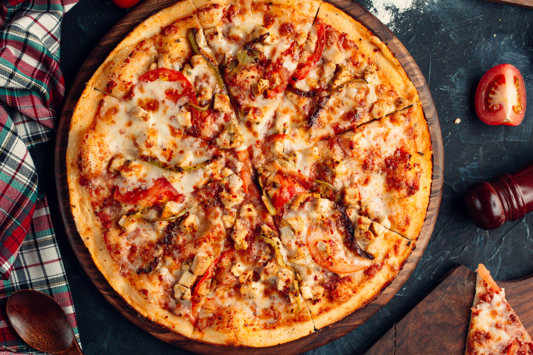 Tandoori Chicken pizza